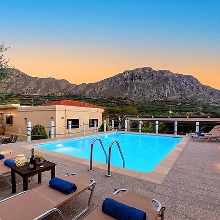 Cretan Kera Villa Heated Pool Eksteriør billede