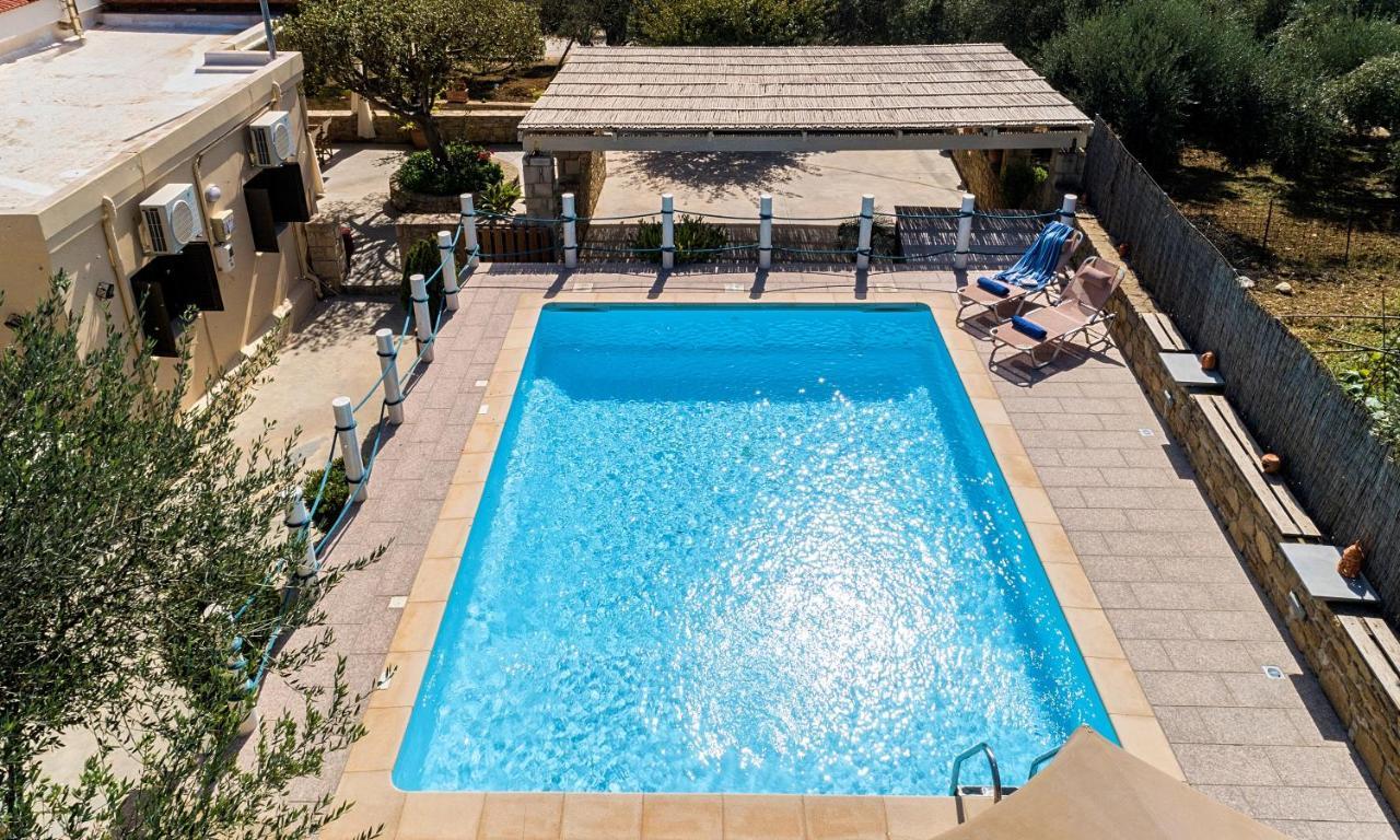 Cretan Kera Villa Heated Pool Eksteriør billede