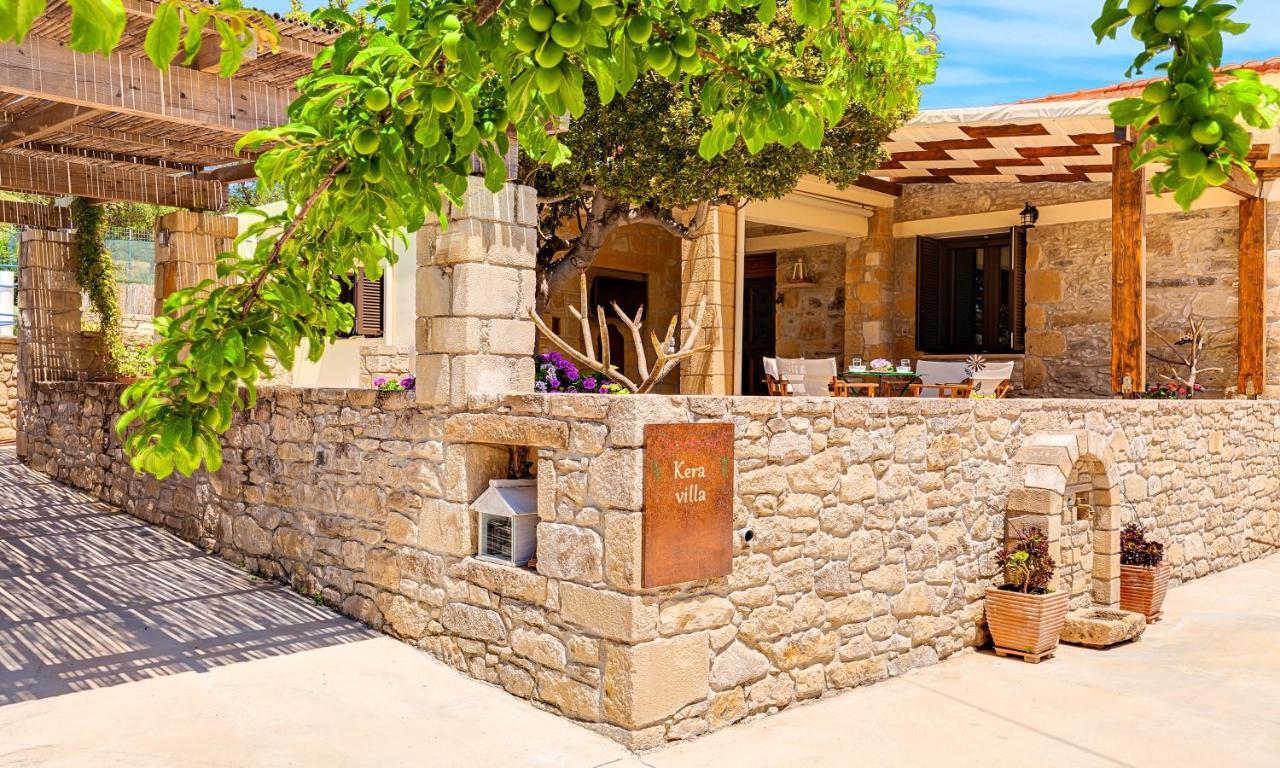 Cretan Kera Villa Heated Pool Eksteriør billede