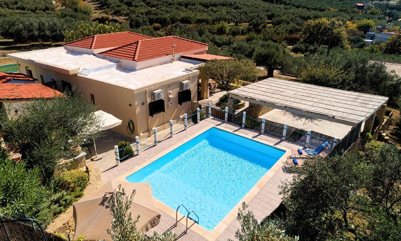 Cretan Kera Villa Heated Pool Eksteriør billede