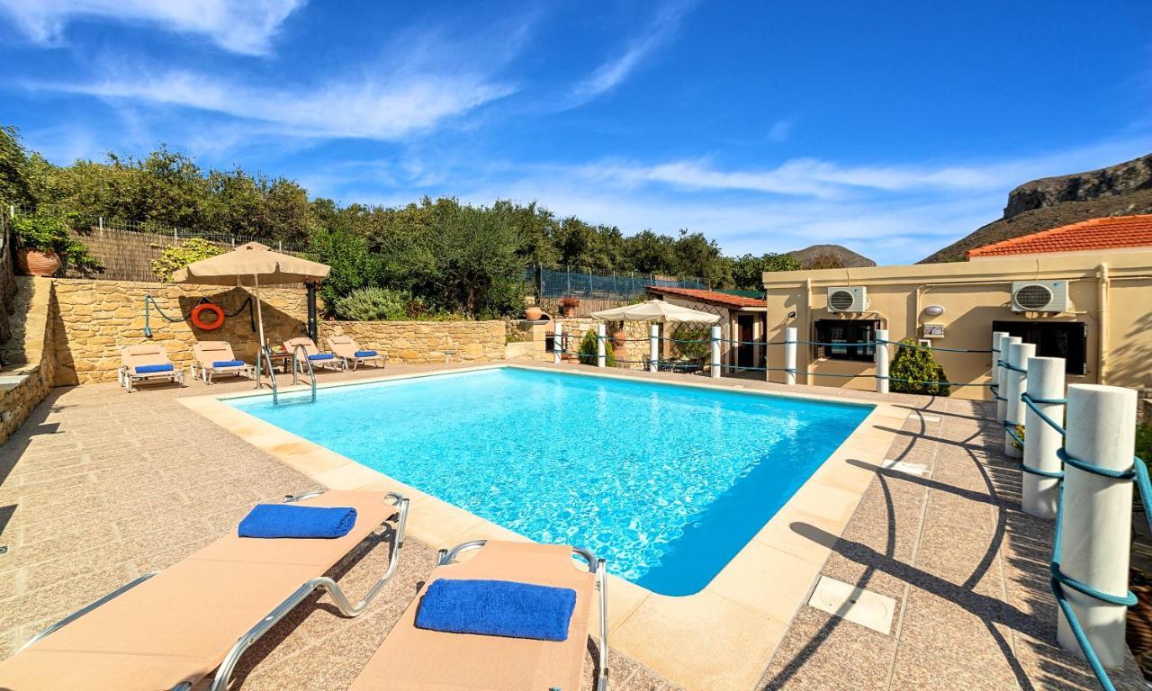 Cretan Kera Villa Heated Pool Eksteriør billede