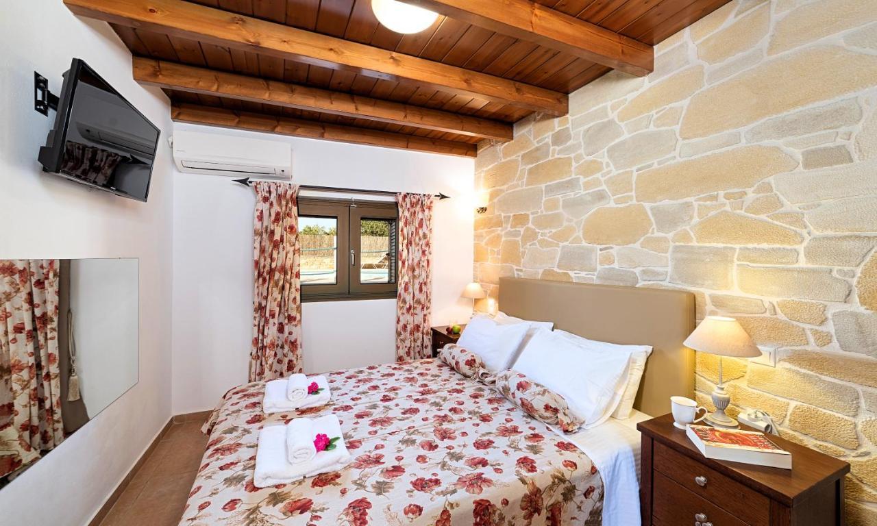 Cretan Kera Villa Heated Pool Eksteriør billede