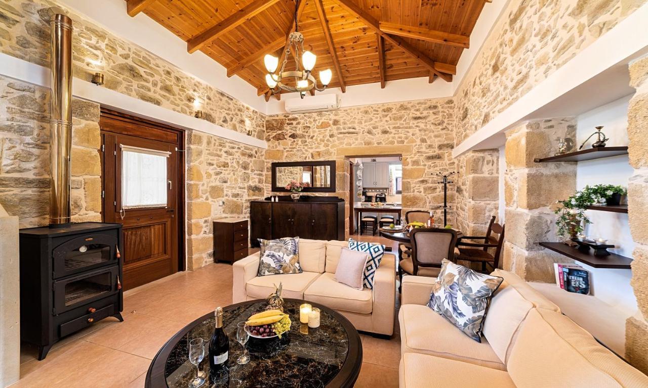 Cretan Kera Villa Heated Pool Eksteriør billede