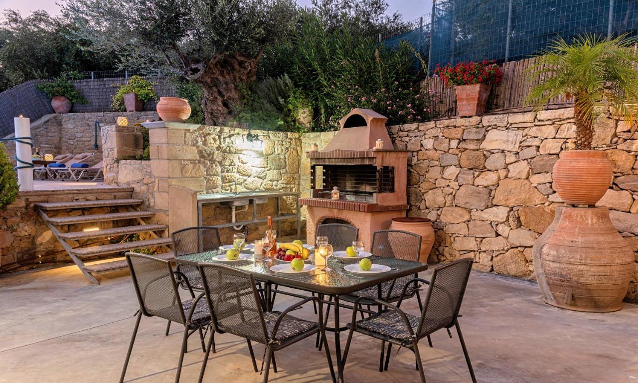 Cretan Kera Villa Heated Pool Eksteriør billede